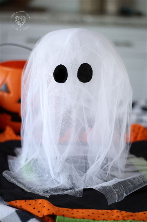 diy tulle ghost costume|More.